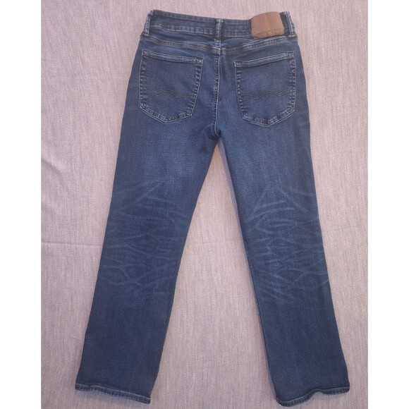 American Eagle Jeans Mens 30x30 Original Boot Cut Dark Wash Casual y2k Workwear - Picture 14 of 16